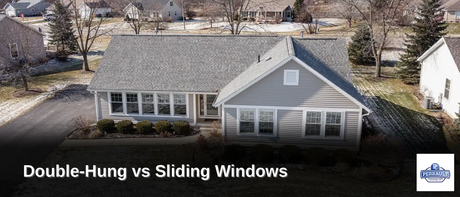 Sliding windows function essentially as double-hung windows turned on their side, which gives them